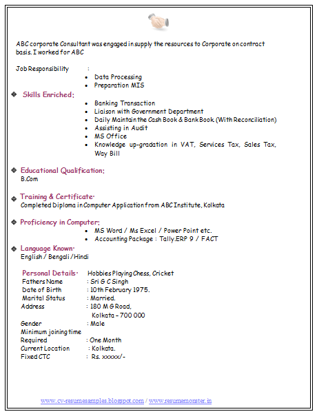Sample covering letter for freshers resume